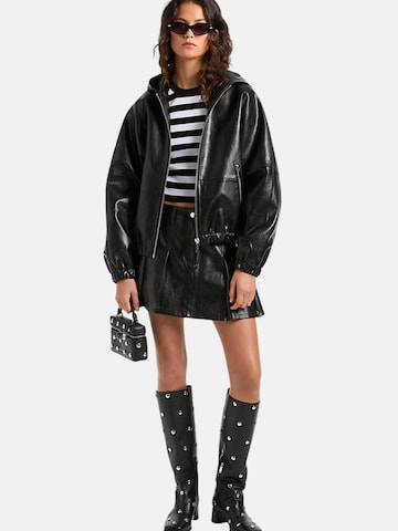 Michael Kors Between-season jacket 'MICHAEL KORS GIUBBINO ECOPELLE GIUBBINO' in Black