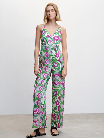 MANGO Jumpsuit 'Sandy' in Grün