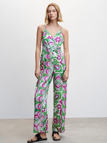 MANGO Jumpsuit 'Sandy' in Groen