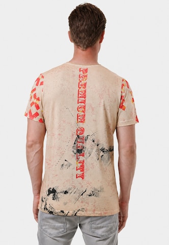 Rusty Neal T-Shirt in Beige