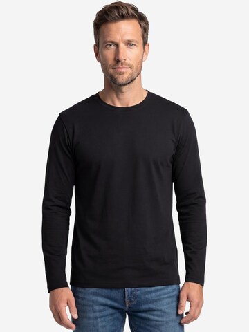 Ragman Shirt 'Basic' in Black: front