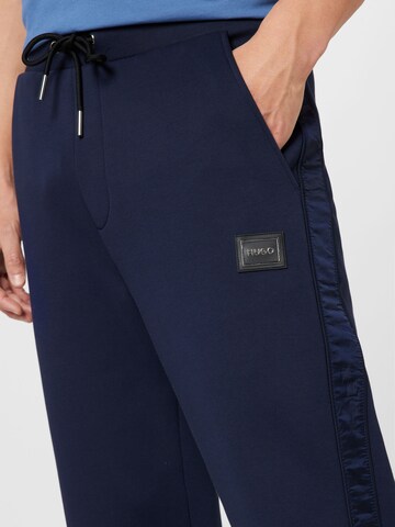 HUGO Tapered Pants 'Dimax' in Blue