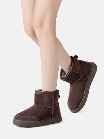 Everau Ankle boots 'Rosella' σε καφέ: μπροστά