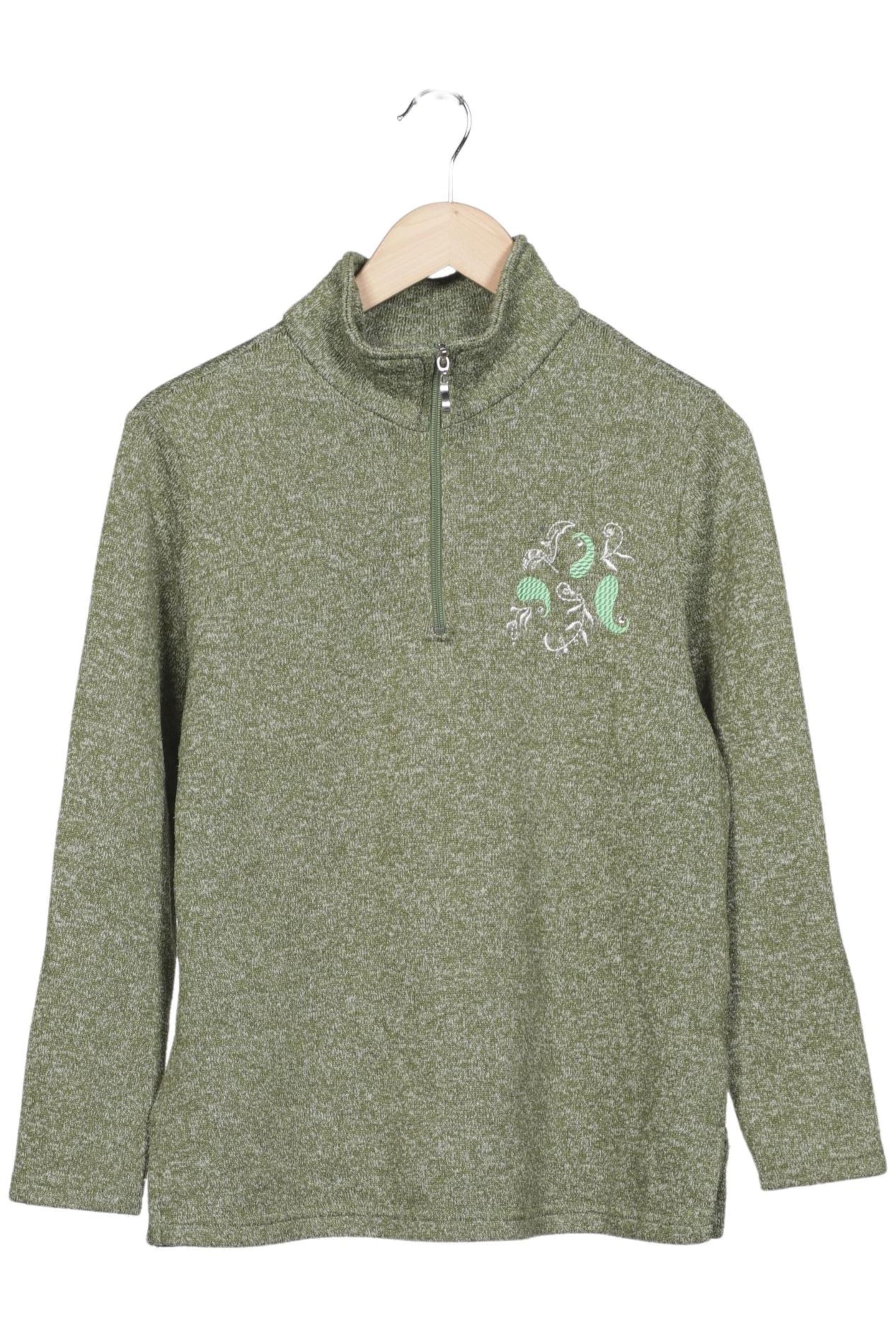 Helena Vera Sweatshirt & Zip-Up Hoodie in XL in Green: front
