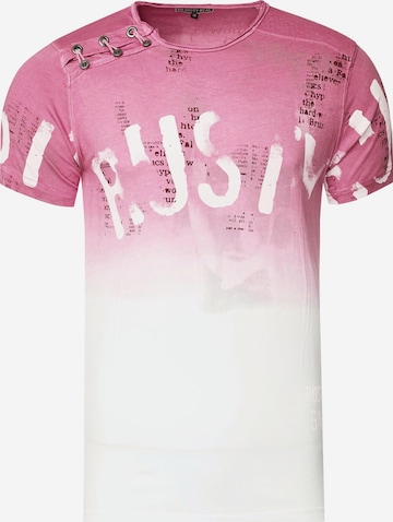 Rusty Neal T-Shirt in Pink: predná strana