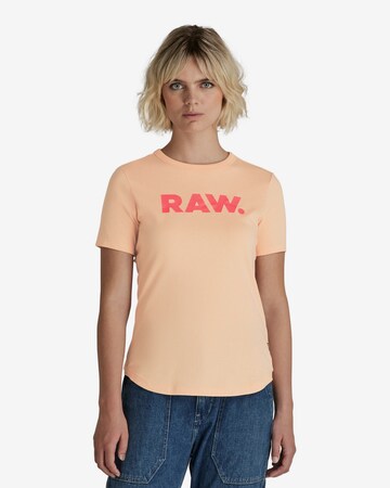G-Star RAW T-Shirts in Orange: predná strana
