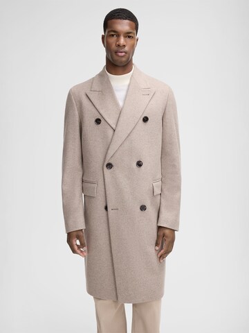 STRELLSON Between-Seasons Coat 'Park Lane' in Beige: front