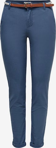 ONLY - Pantalón chino 'BIANA' en azul: frente