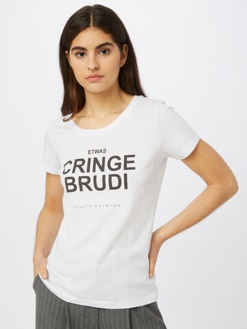 T-shirt EINSTEIN & NEWTON en blanc : devant