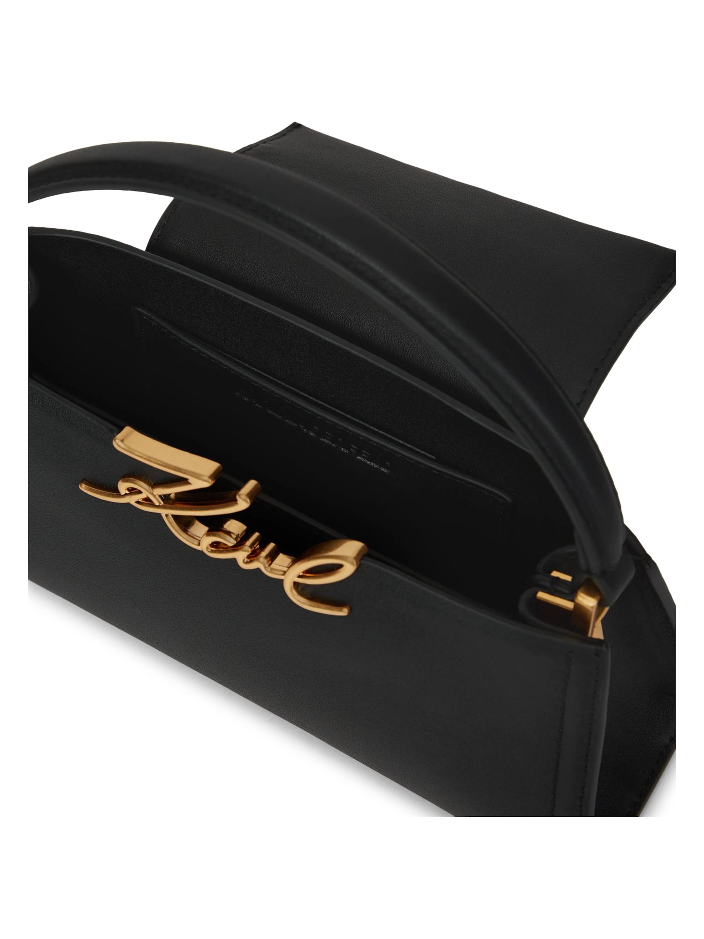 Karl Lagerfeld - Bolso de mano 'K/Signature' en negro