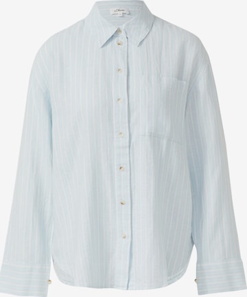 s.Oliver Bluse in Blau: Vorderseite