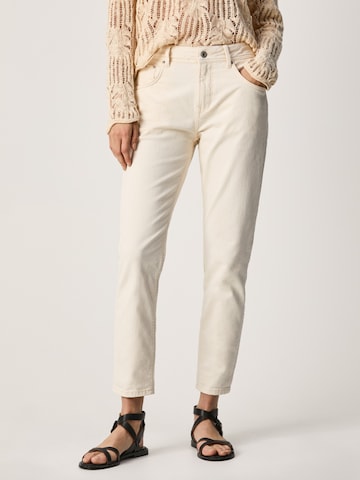 Pepe Jeans Slim fit Jeans in Beige: front