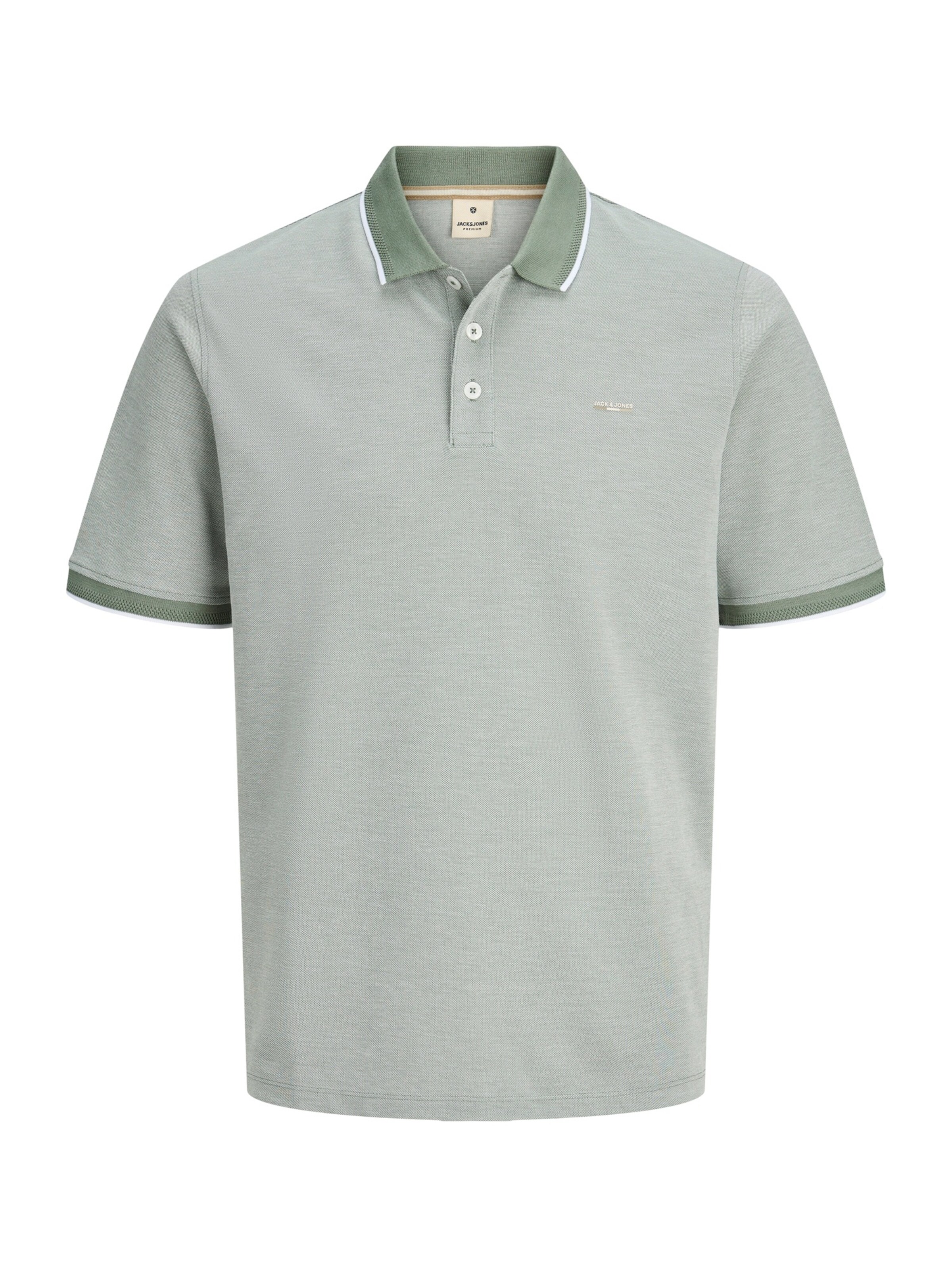 JACK & JONES Тениска 'JPRBLUALVES' в зелено: отпред