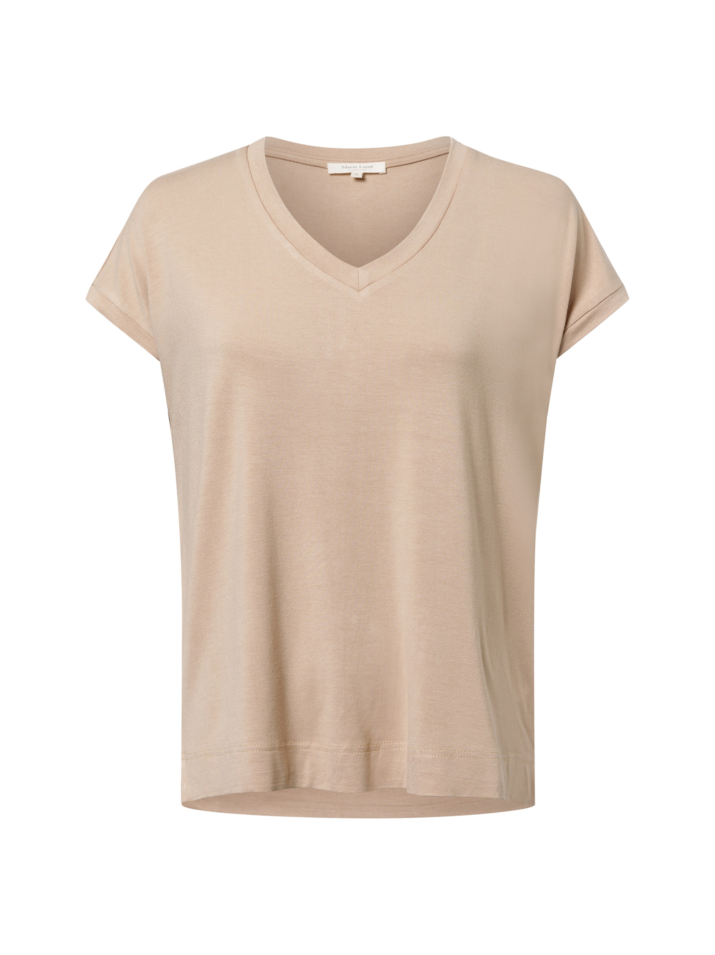 Marie Lund Pajama Shirt in Beige: front