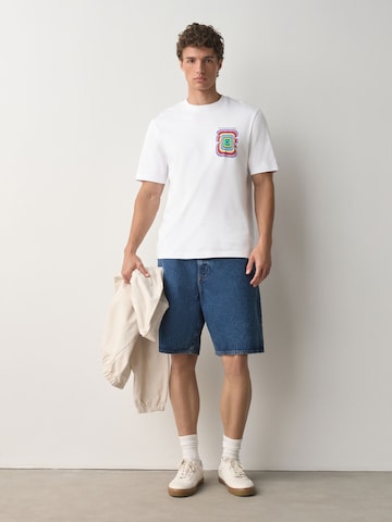 Tricou 'Football World Cup' de la Next pe alb