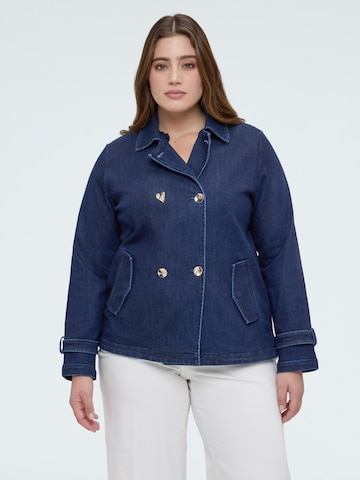 Manteau d’hiver Fiorella Rubino en bleu : devant