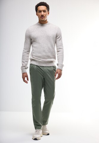 Street One MEN Regular Chino Pants in Green