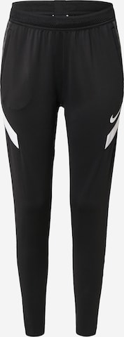 NIKE Workout Pants in Black: front