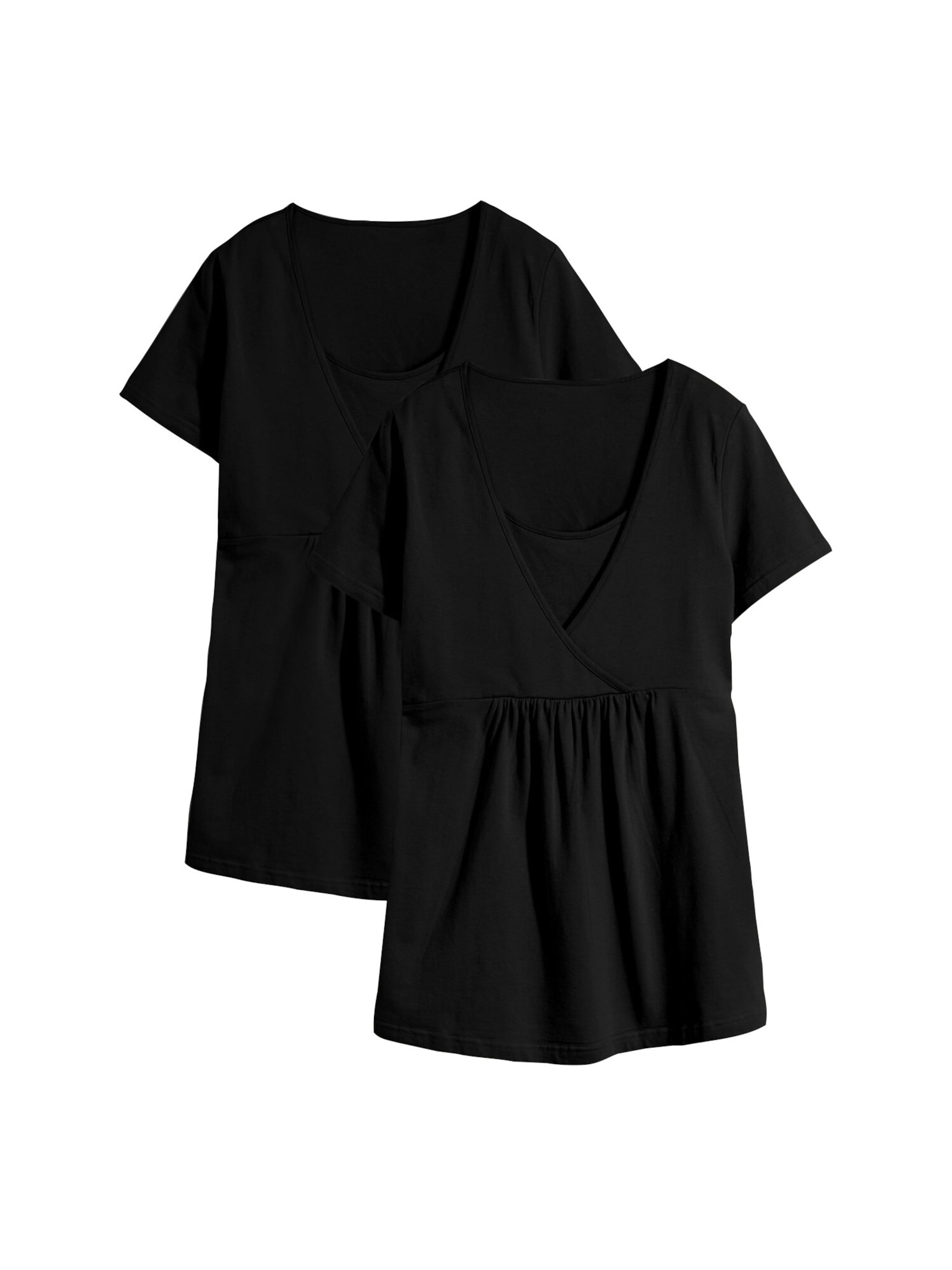 bonprix Shirt in Schwarz: Vorderseite