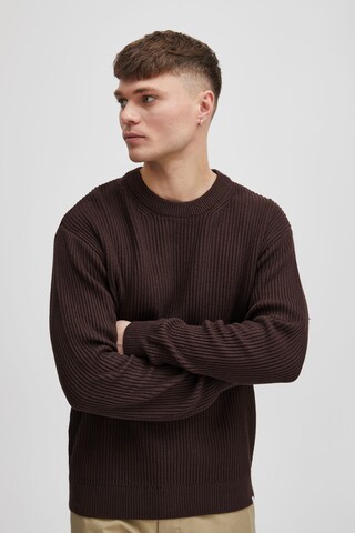 Pull-over 'Gia' !Solid en marron : devant