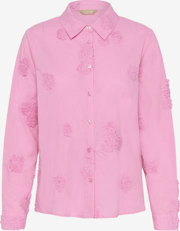 CULTURE Bluse i pink: forside
