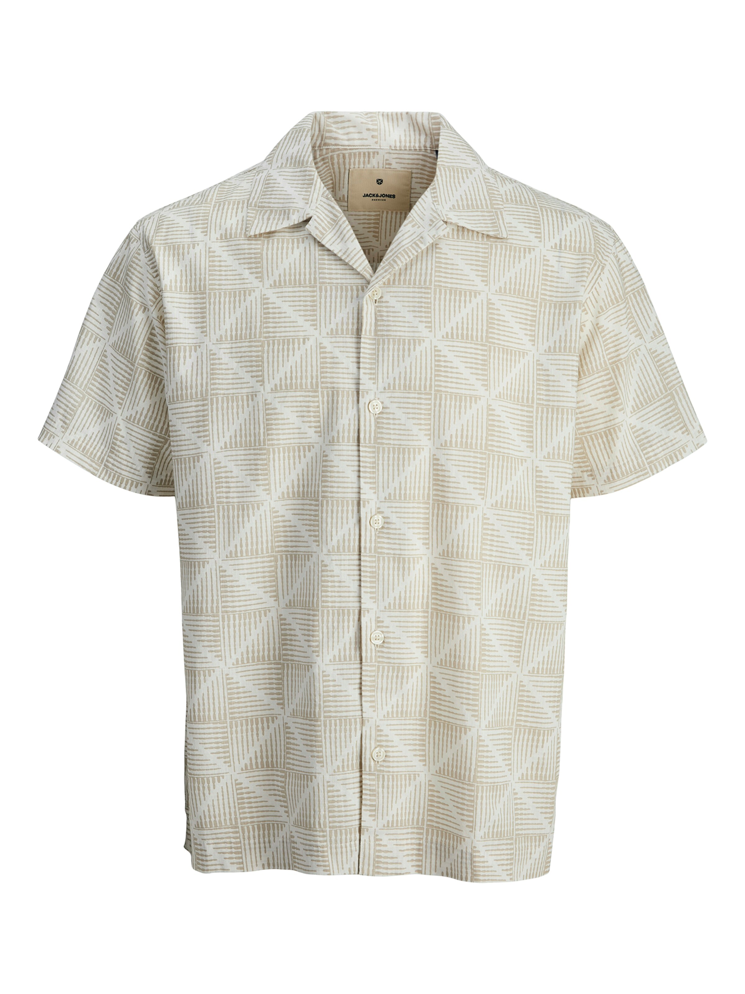 JACK & JONES Skjorta 'JPRBLUKEVIN' i kitt / vit, Produktvy