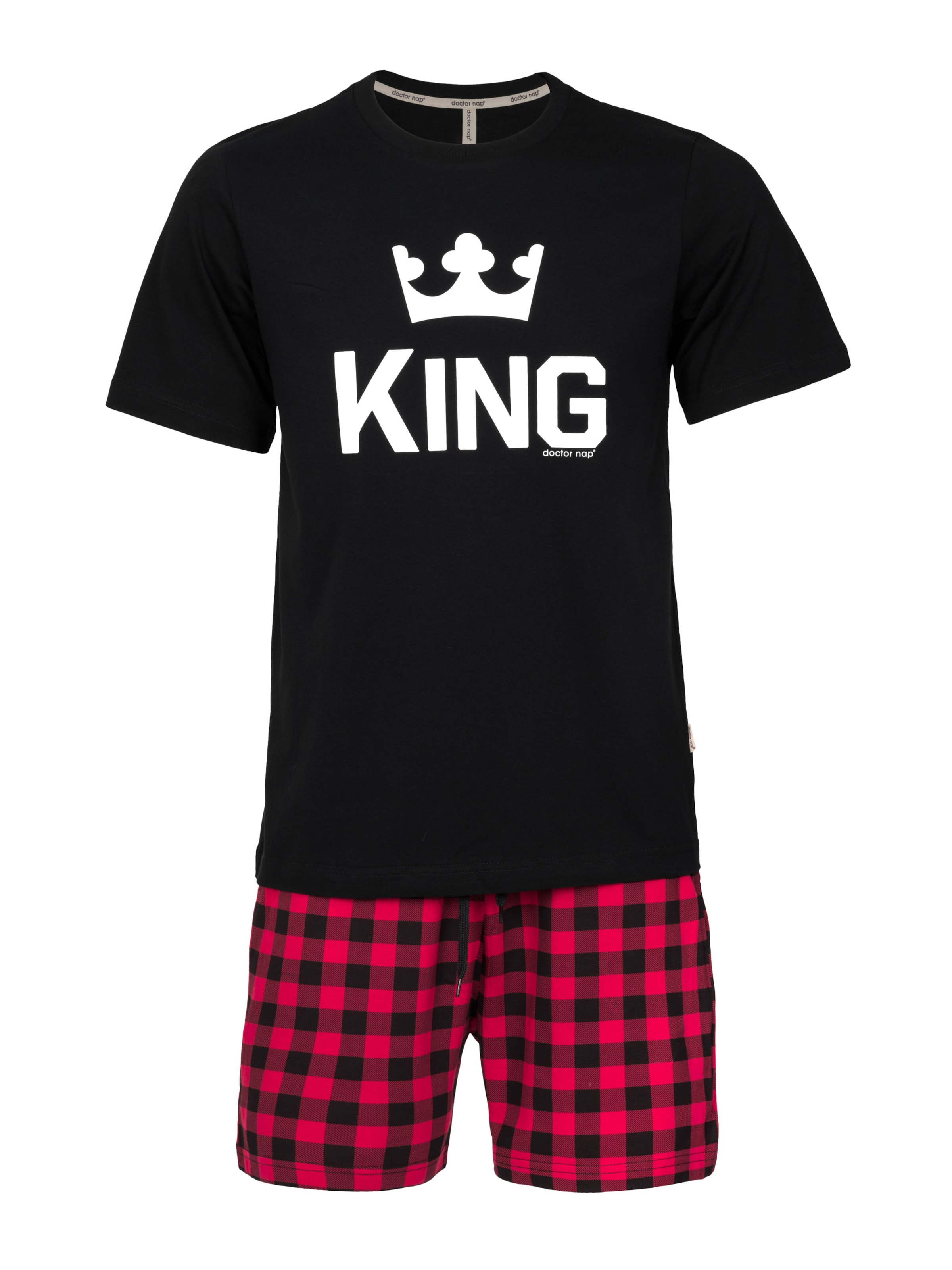 Doctor nap Short Pajamas 'Doctor Nap' in Black: front