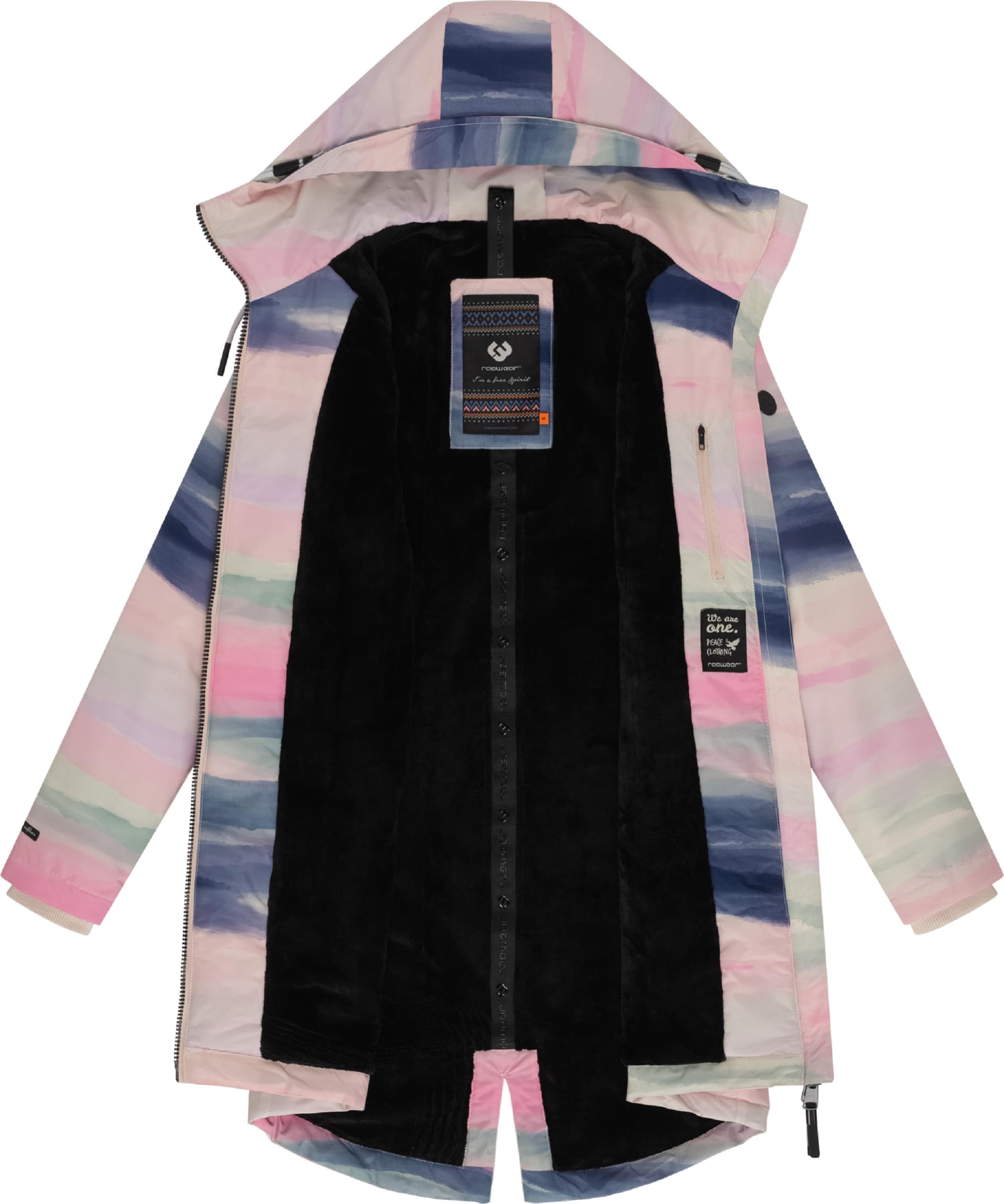 Ragwear Функциональное пальто 'Holstic' в Ярко-розовый