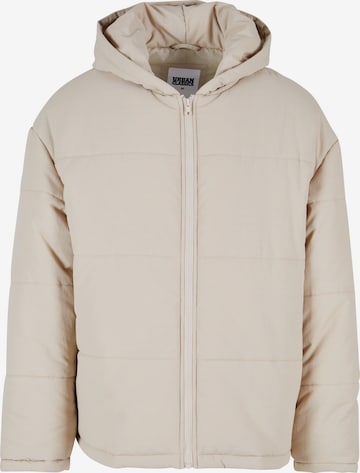 Urban Classics Winter Jacket in Beige: front