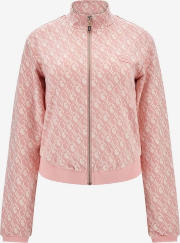 GUESS Sweatjacke in Pink: predná strana