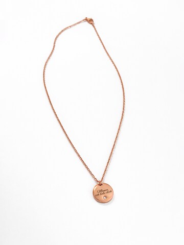 Secret Stones Necklace 'Amor Mama' in Gold: front