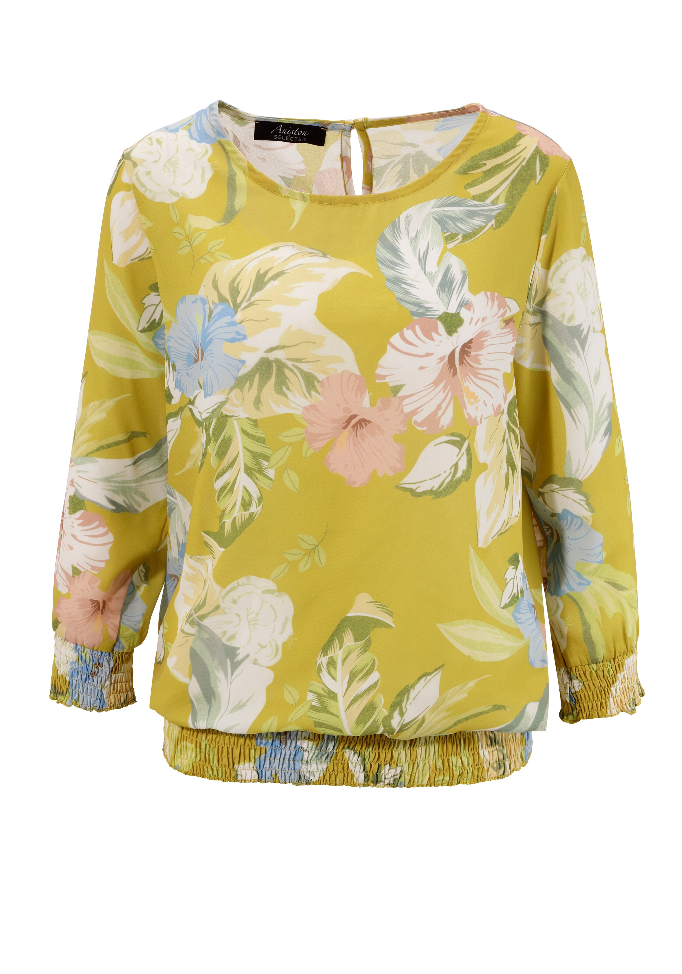 Aniston SELECTED Bluse in Grün: Vorderseite