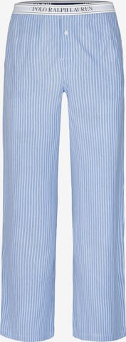 Polo Ralph Lauren Pyjamabroek ' Knit Oxford ' in Blauw: voorkant