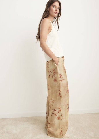 MANGO Pyjamahose in Beige