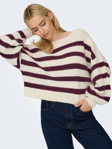 ONLY Sweter 'ONLAYA' w kolorze beżowy