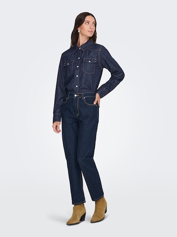 ONLY Bluse 'ONLCharlize' in Blau
