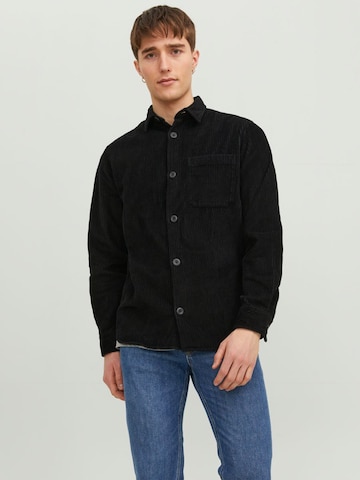 JACK & JONES Regular fit Button Up Shirt 'Kendrick' in Black: front