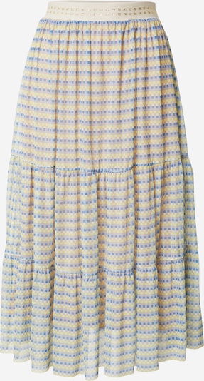 Gonna Rich & Royal di colore beige / blu / giallo, Visualizzazione prodotti