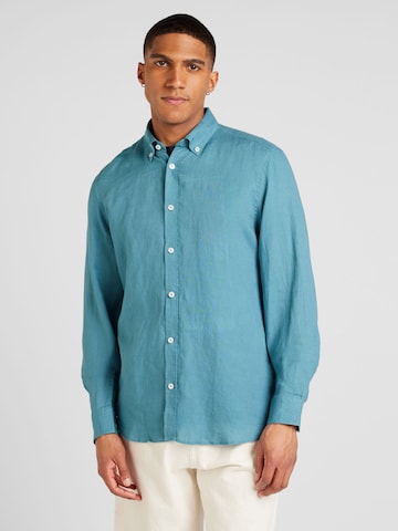 s.Oliver - Regular Fit Camisa em verde: frente