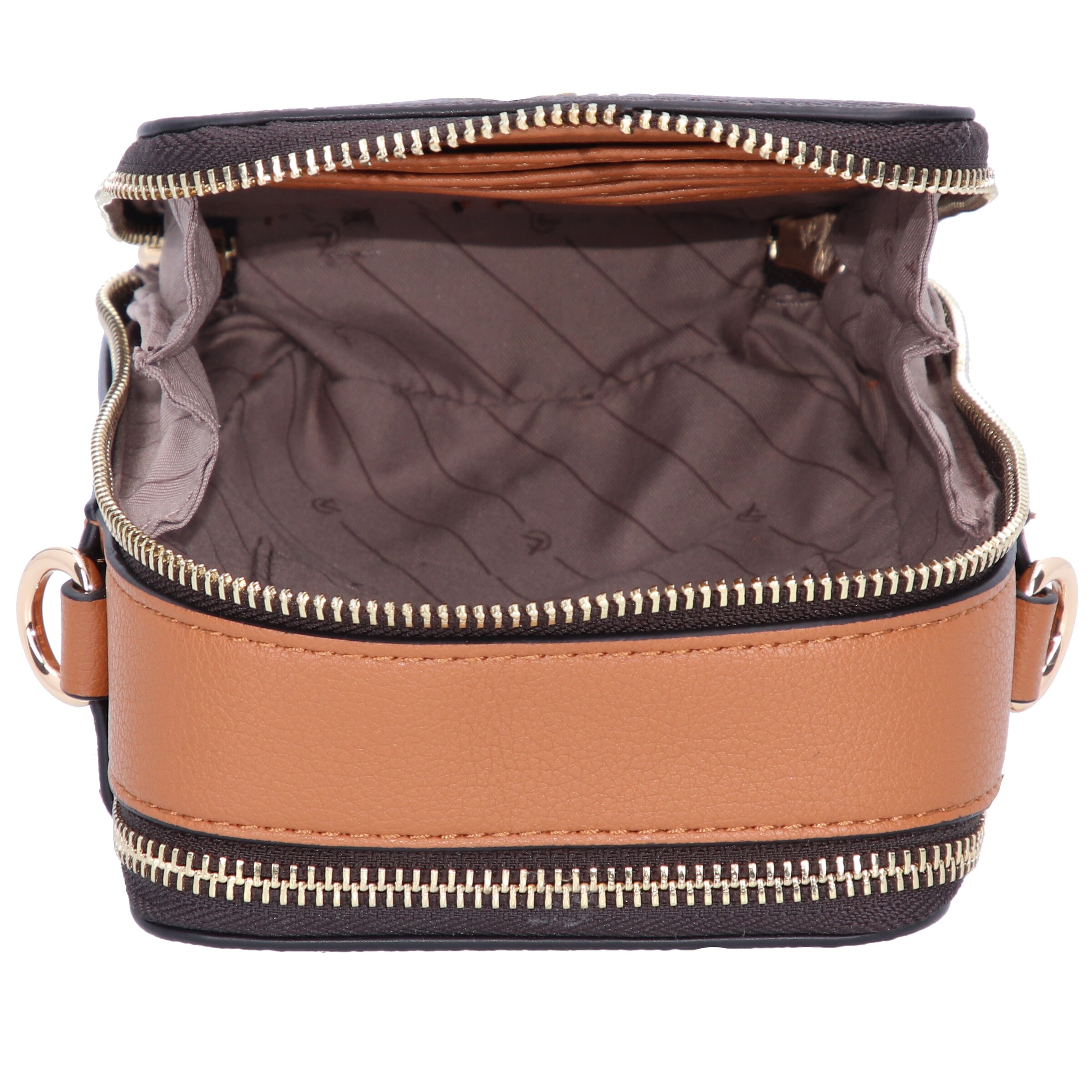 Frauen Taschen & Rucksäcke L.CREDI Umhängetasche 'Filiberta' in Hellbraun, Dunkelbraun - AB98832 Frauen Taschen & Rucksäcke L.CREDI Umhängetasche 'Filiberta' in Hellbraun, Dunkelbraun - AB98832
