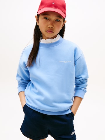 TOMMY HILFIGER Tréning póló - kék: elől