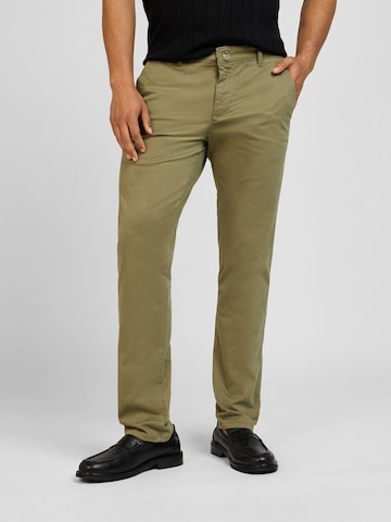 yazubi Slimfit Chinohose 'Kyle' in Grün