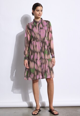 Street One Studio Shirt Dress in Pink: front