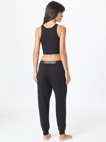 Calvin Klein Underwear Zúžený strih Pyžamové nohavice - Čierna
