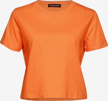 T-shirt ' Ava ' FRESHLIONS en orange : devant