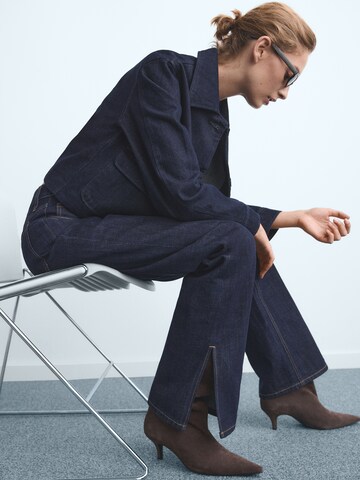 MANGO Flared Jeans 'ANAIS' in Blue