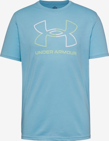 UNDER ARMOUR Performance Shirt 'Foundation' in Blue: front