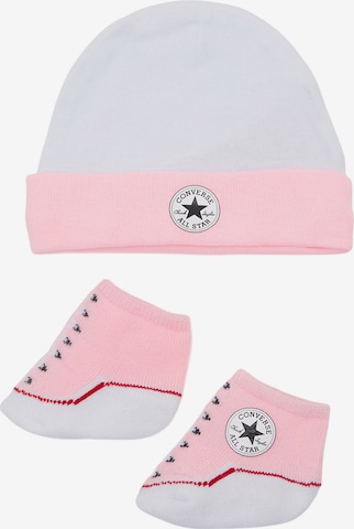 Bonnet CONVERSE en rose : devant