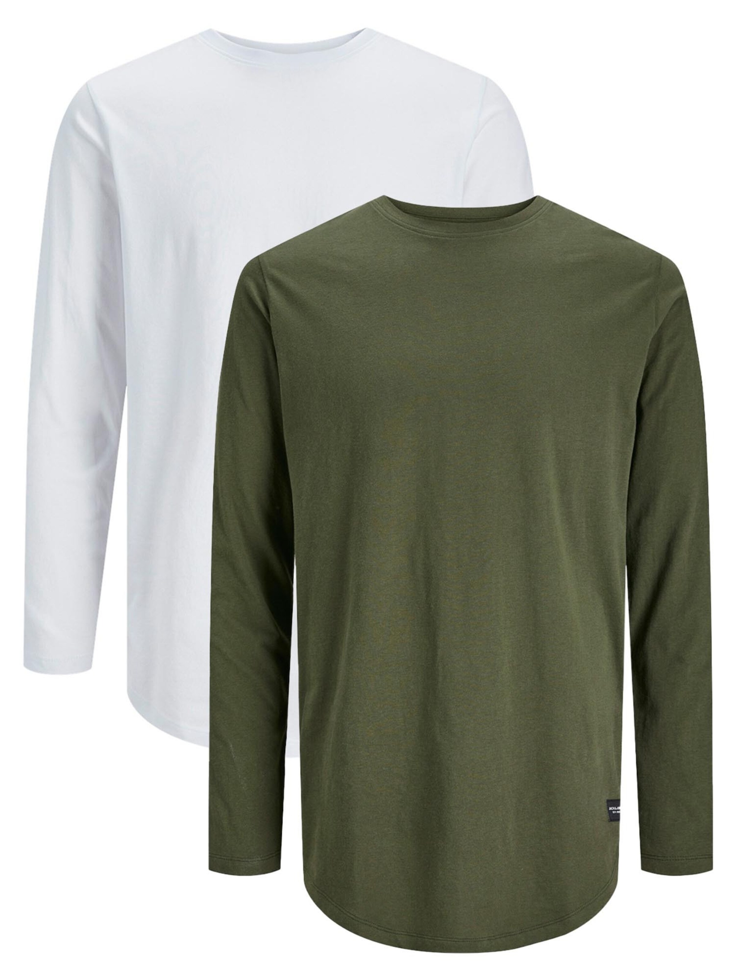 JACK & JONES Shirt 'Jjenoa' in Green: front