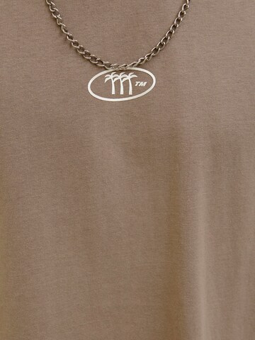JACK & JONES T-Shirt in Braun